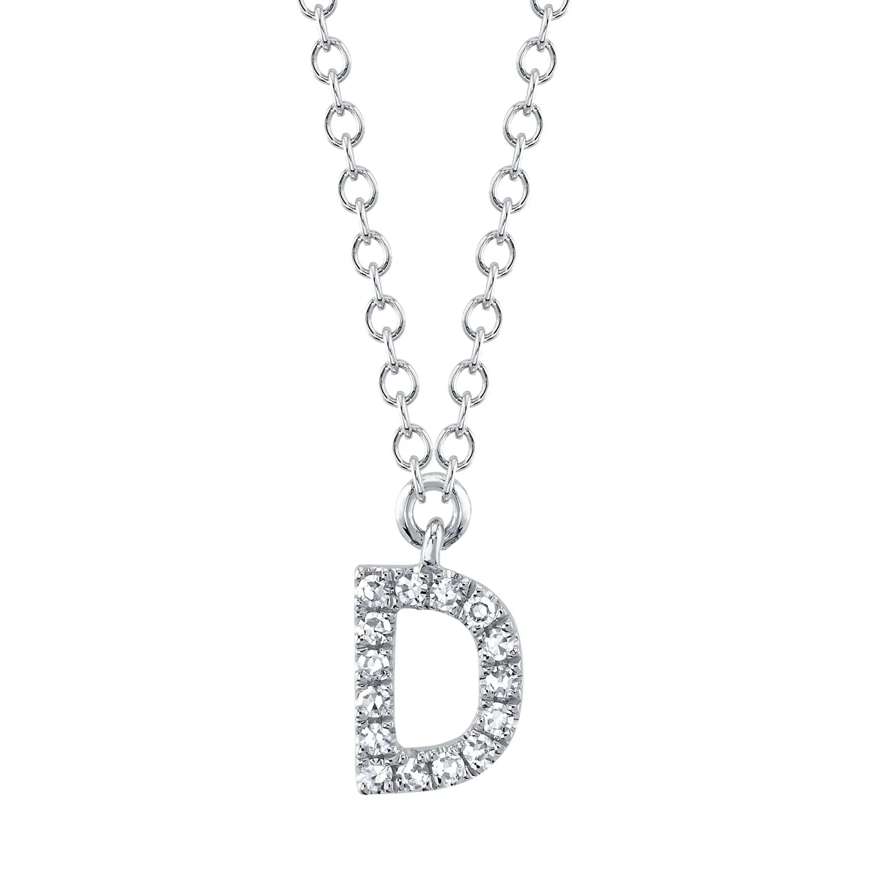 0.05ctw Diamond Necklace - Initial D