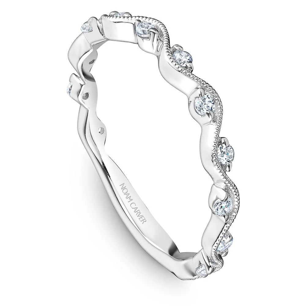 0.18ctw Diamond Wedding/Stackable Band