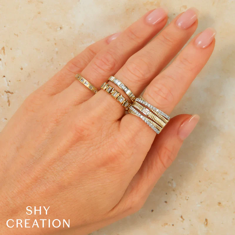 0.27ctw Diamond Baguette Geo Cut Ring - Image 2
