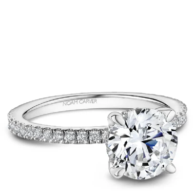 0.27ctw Round Engagement Ring