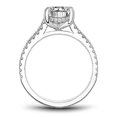 0.33ctw Oval Engagement Ring - Image 2