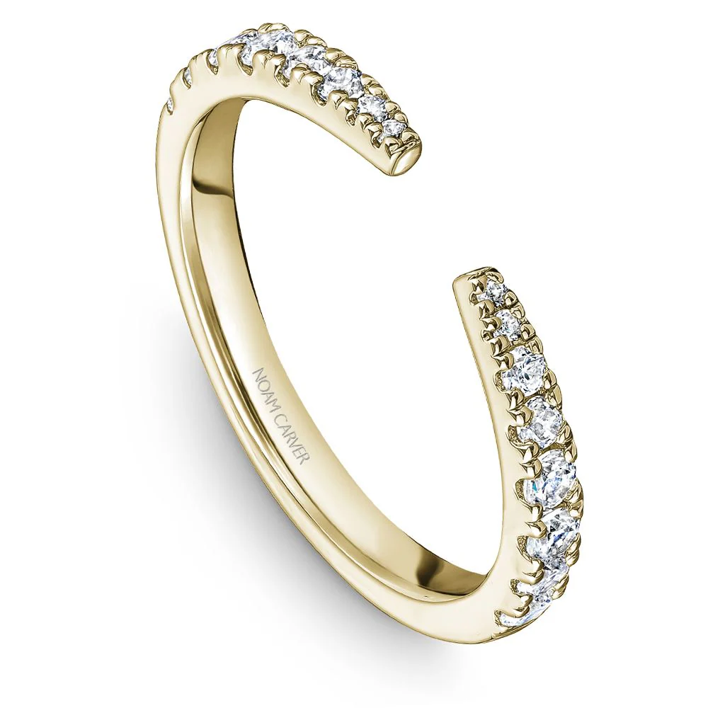 0.36ctw Diamond Split Wedding/Stackable Band