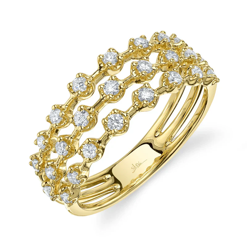 0.45ctw Diamond Crown Setting Ring