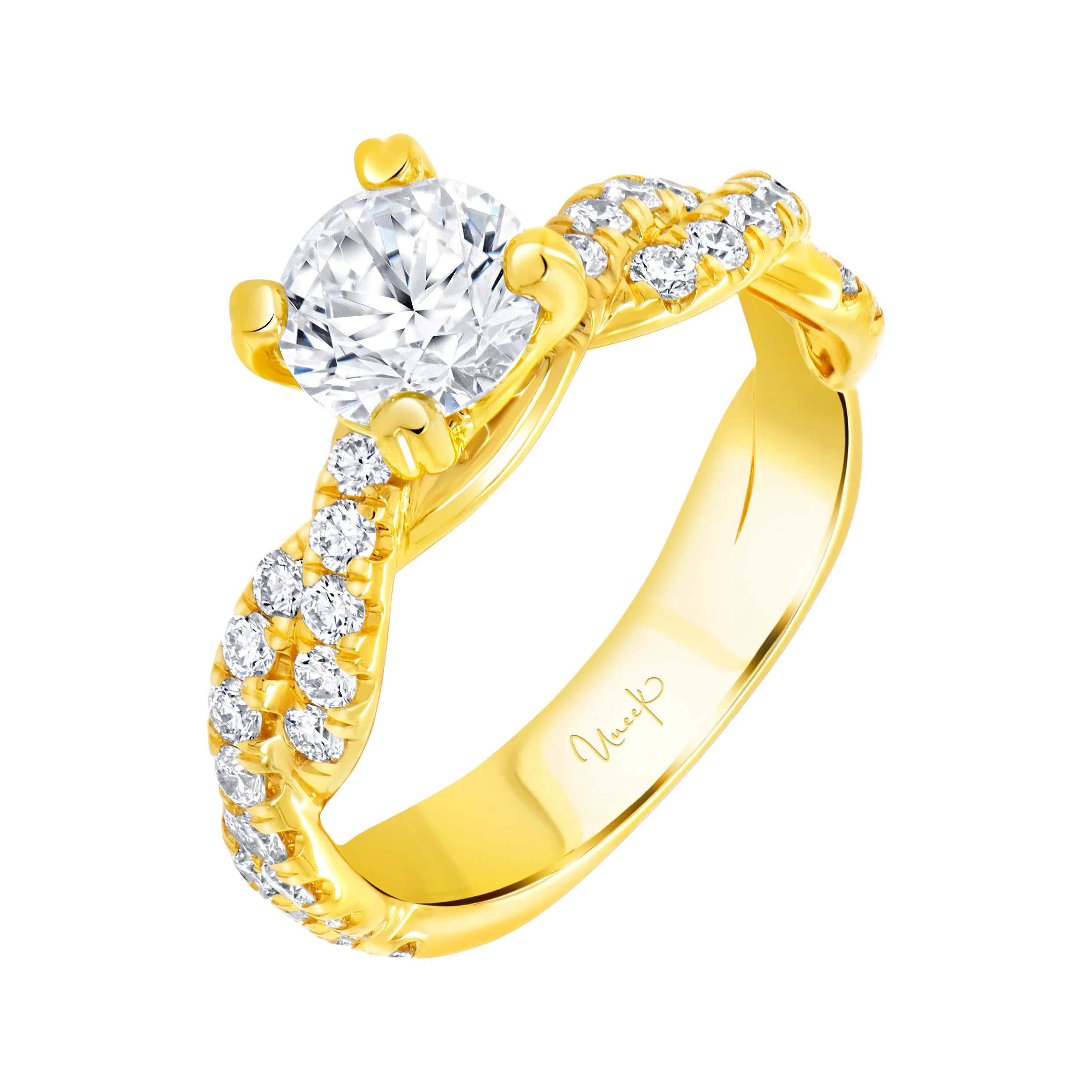 0.72ctw Round Engagement Ring