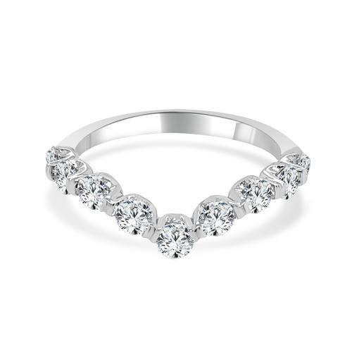 0.80ctw Diamond Contour Band