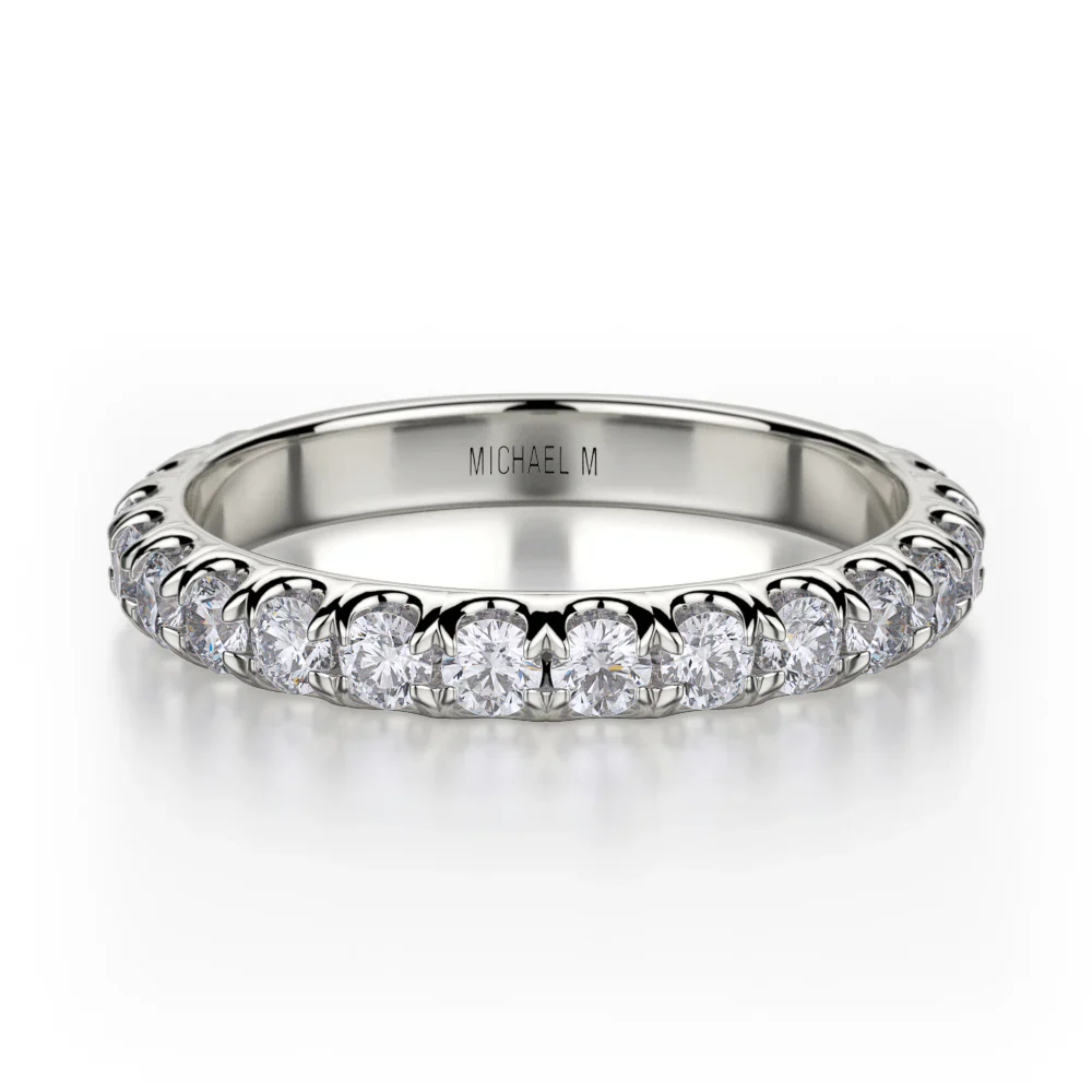 0.98ctw Diamond Wedding Band