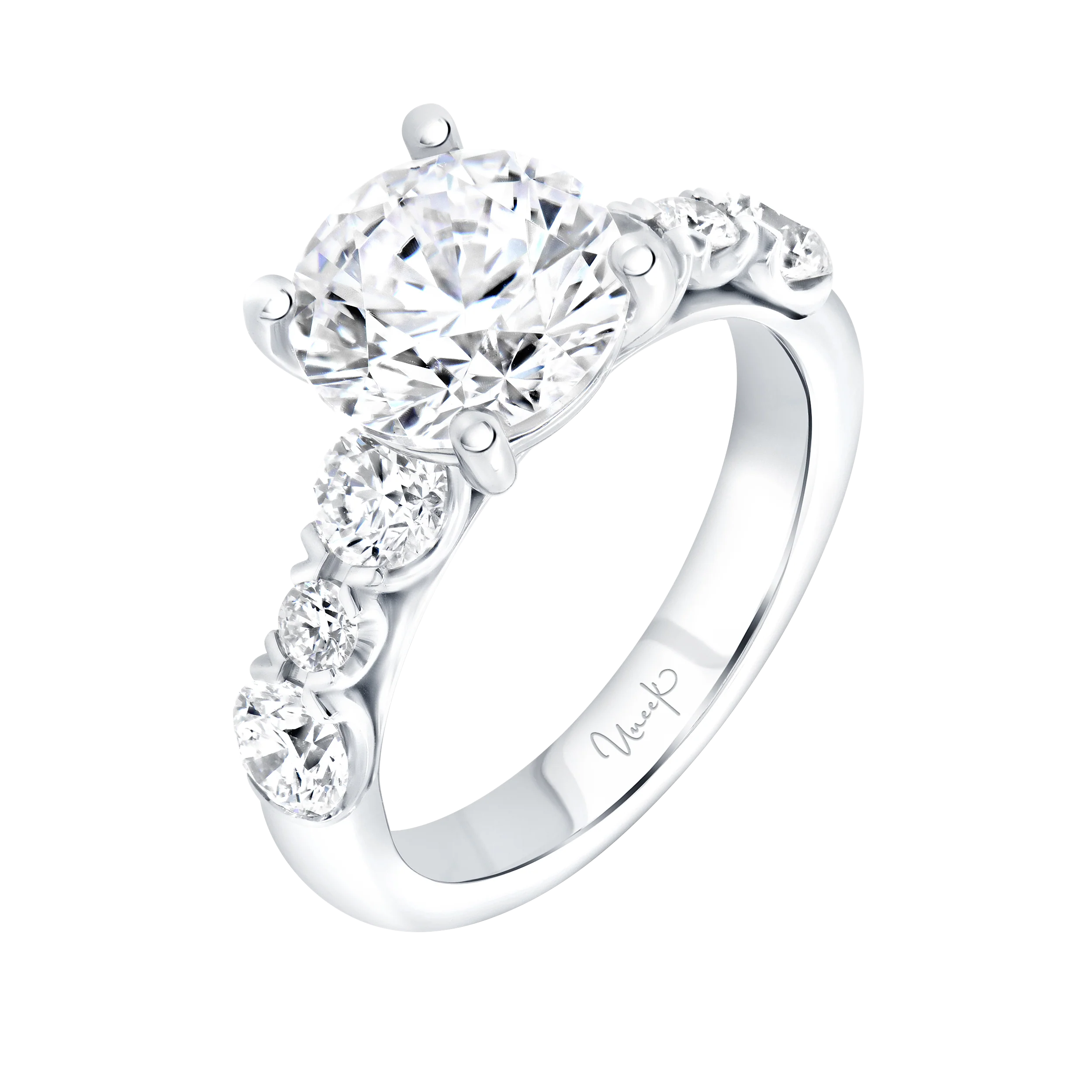 1.35ctw Round Engagement Ring