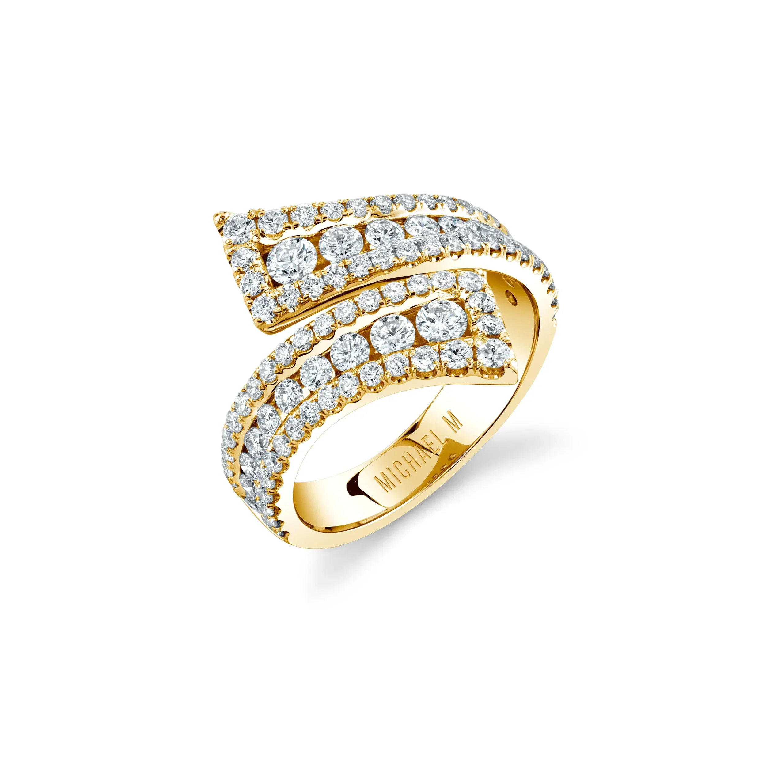 1.46ctw Diamond Europa Bypass Ring
