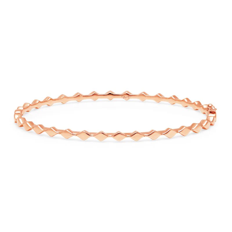 14K Rose Gold Stackable Bangle