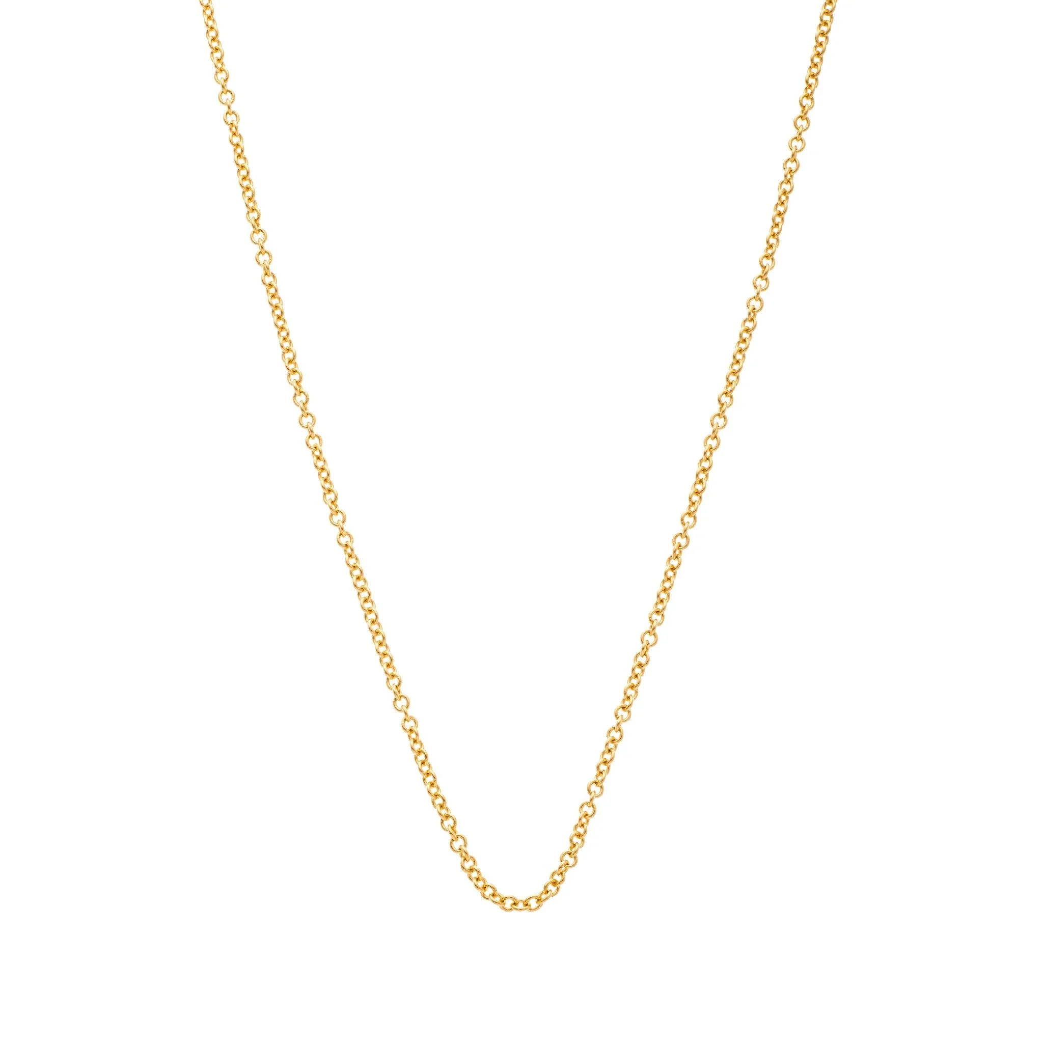 18K Yellow Gold Oval Link Chain