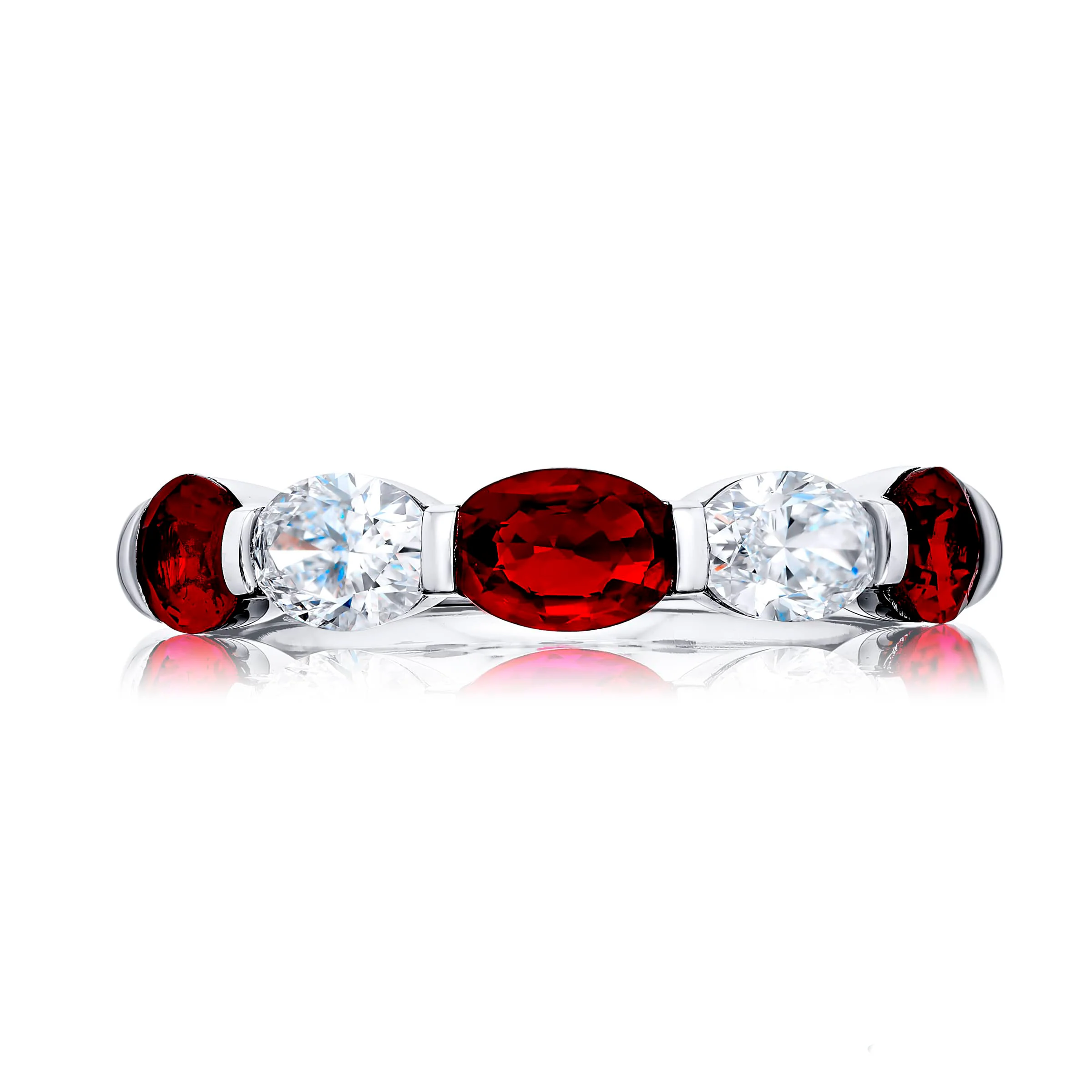 2.35ctw Ruby & Diamond Band