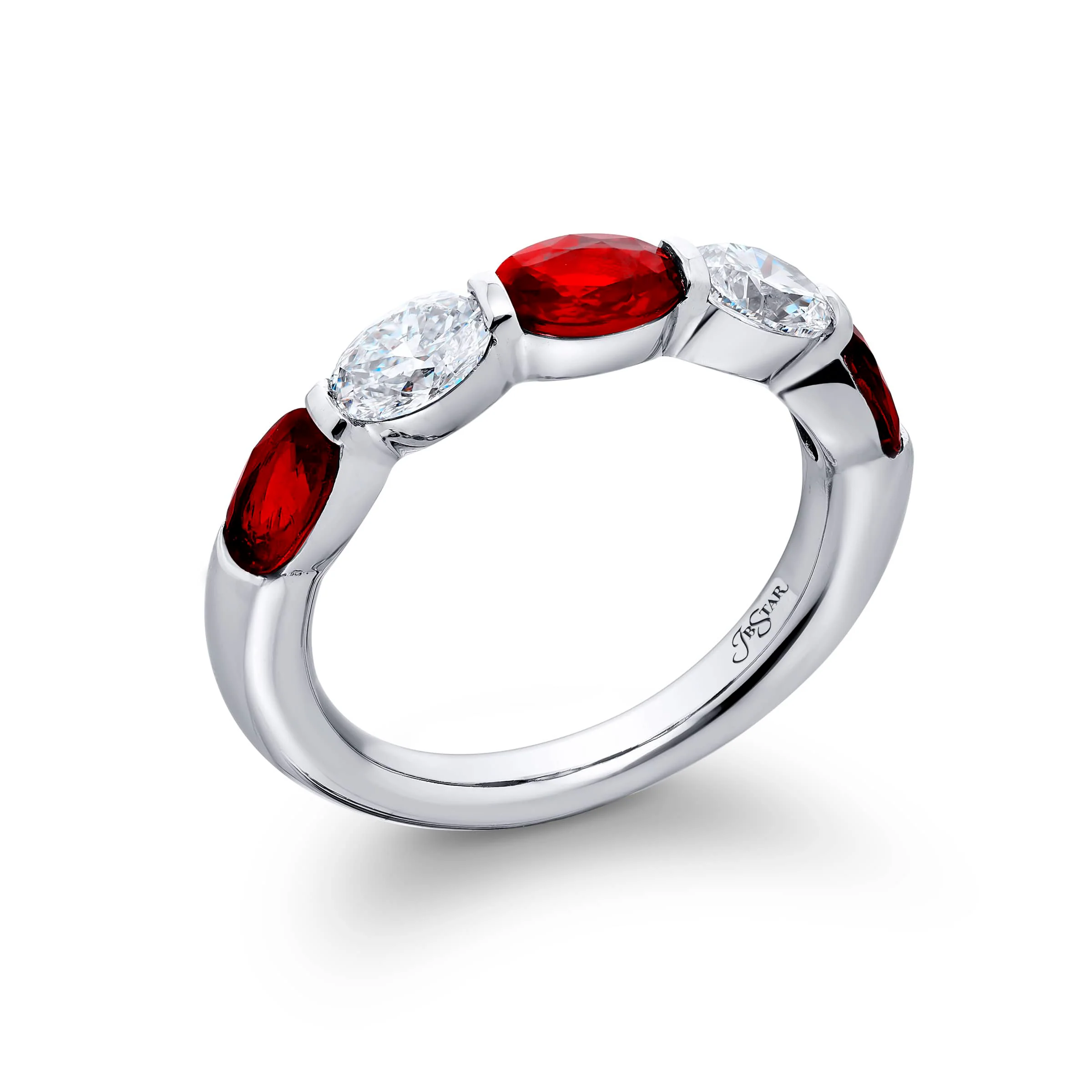2.35ctw Ruby & Diamond Band - Image 2