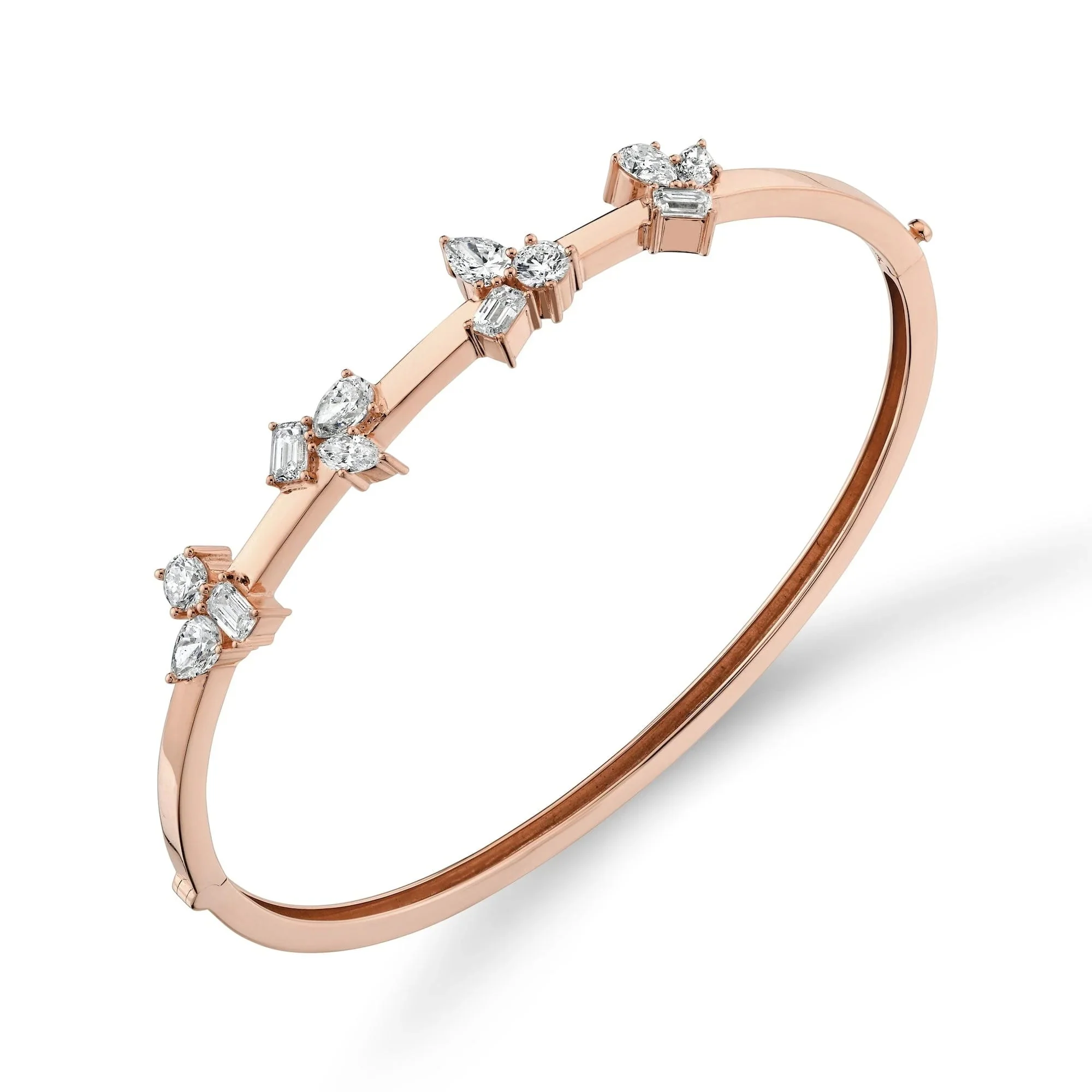 2.40ctw Diamond Montage Cluster Bracelet - Image 2