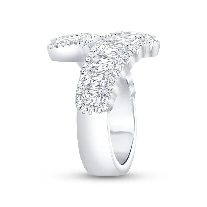 3.95ctw Diamond Bypass Ring - Image 2