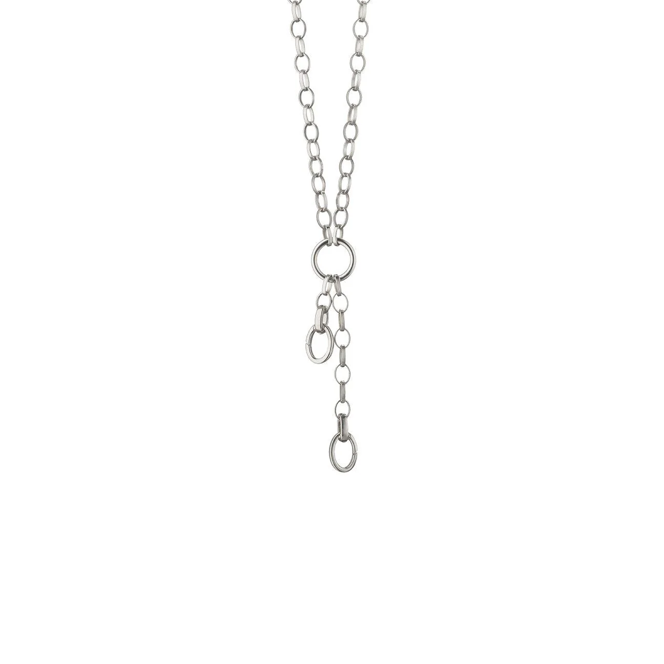 34" "Design Your Own" Large Link Charm Chain Necklace