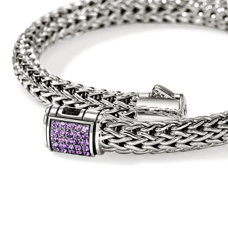 6.5mm Icon Bracelet - Amethyst - Image 2