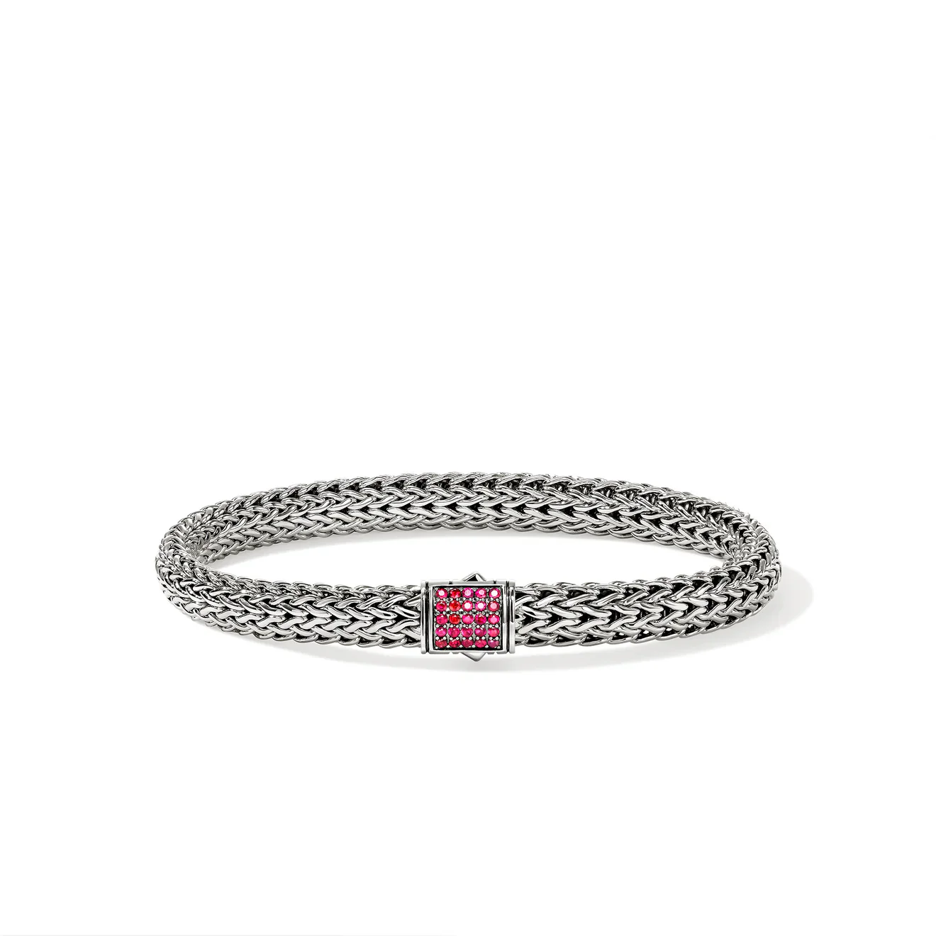 6.5mm Icon Bracelet - Treated Ruby