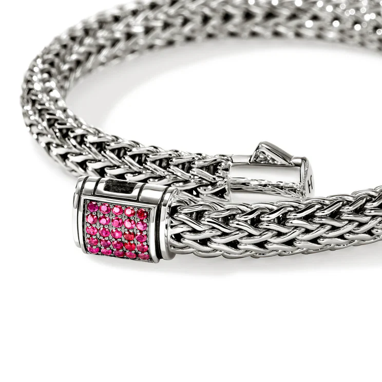 6.5mm Icon Bracelet - Treated Ruby - Image 2