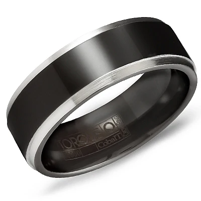 Black Cobalt with Brushed White Cobalt Edge