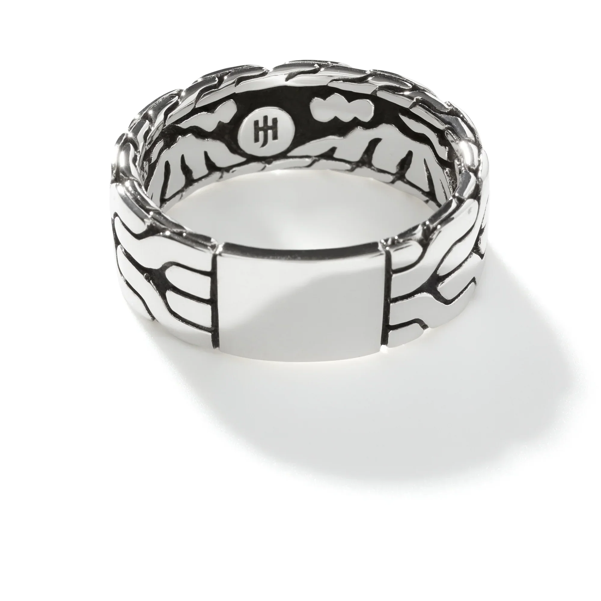 Carved Chain Band Ring - Image 2