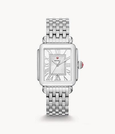 Deco Madison Stainless Diamond Dial Watch