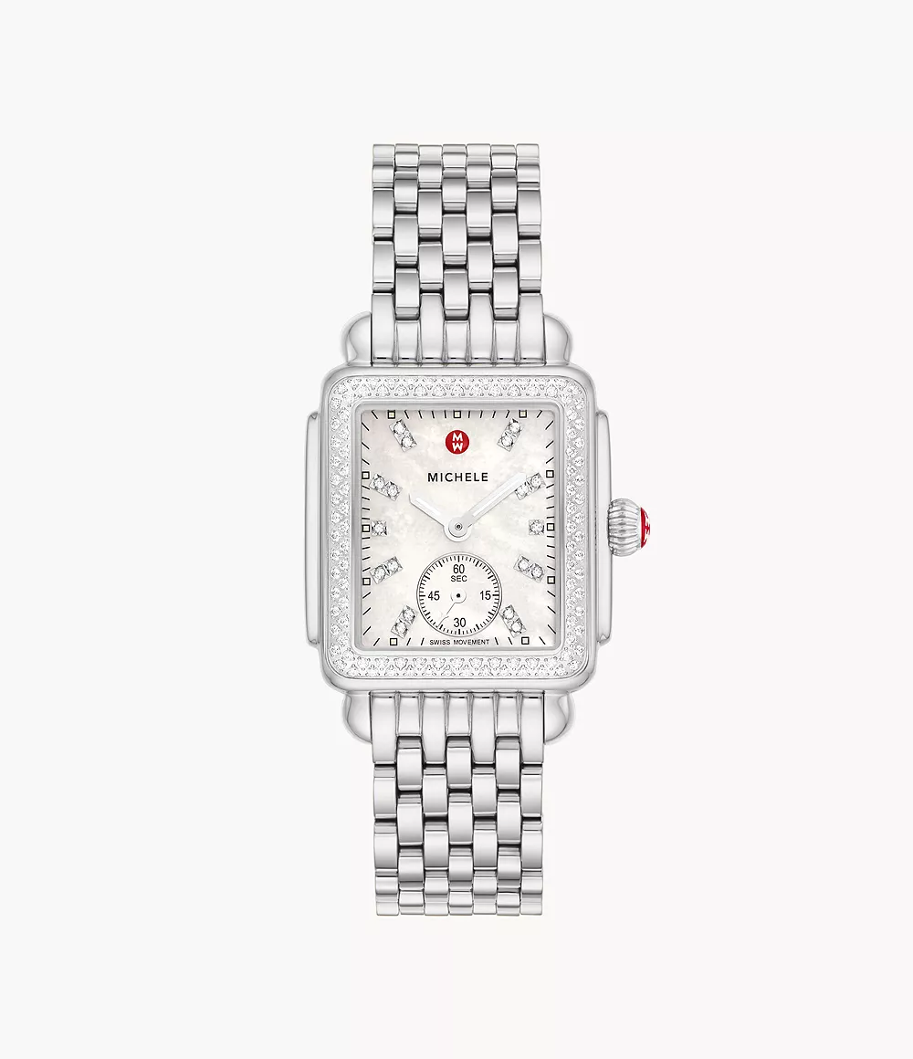 Deco Mid Diamond Stainless Steel Watch