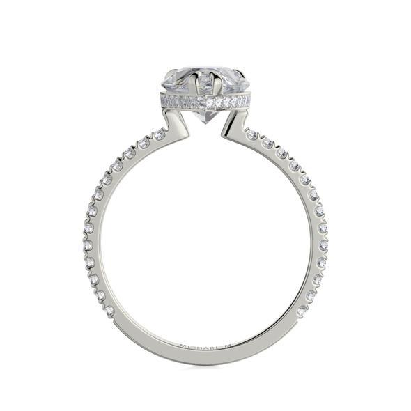 0.33ctw Pear Diamond Engagement Ring - Image 2