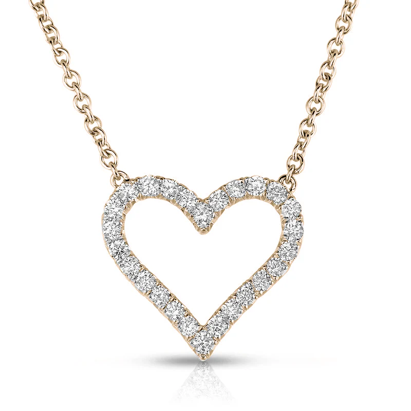 0.46ctw Diamond Heart Necklace