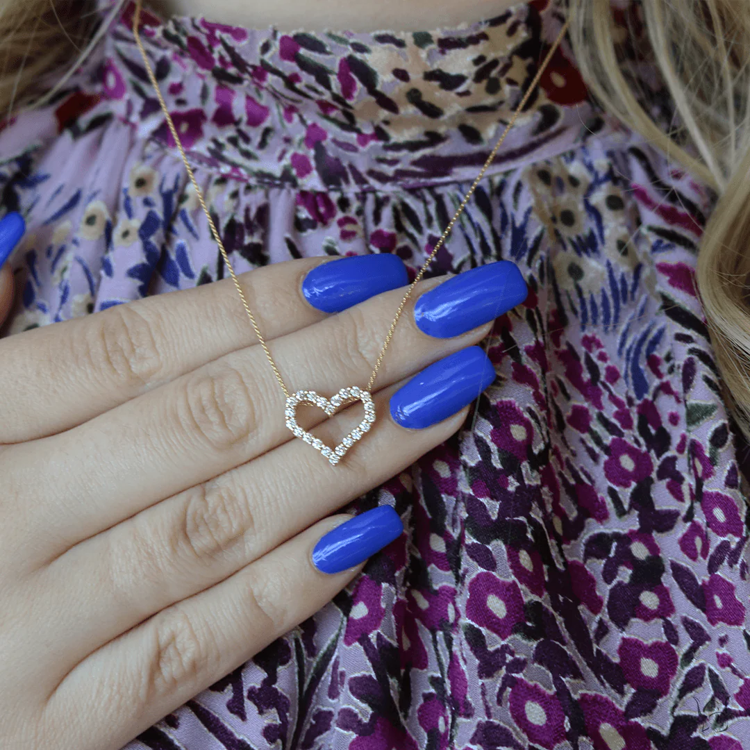 0.46ctw Diamond Heart Necklace - Image 2