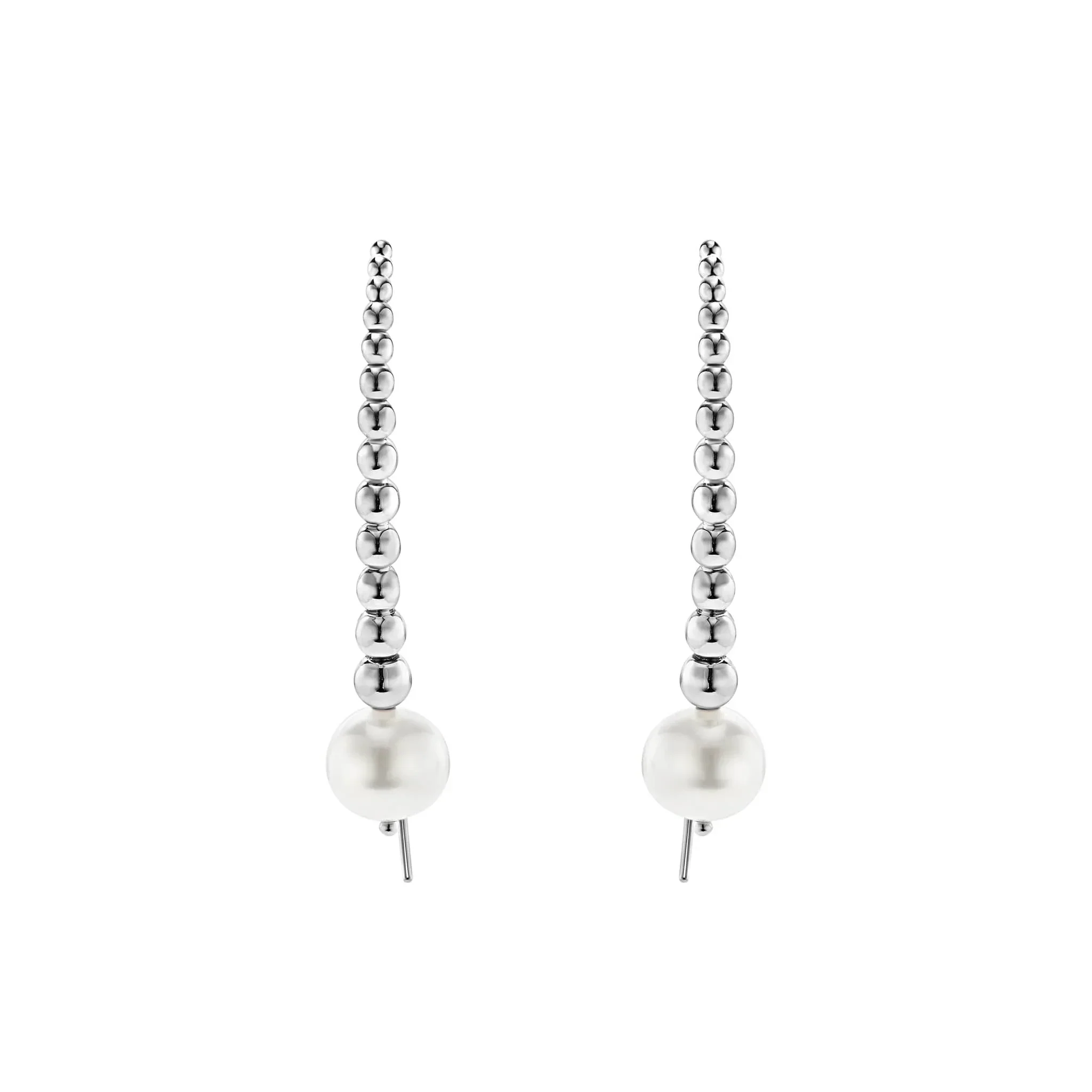 Graduated Bead Pearl Earrings