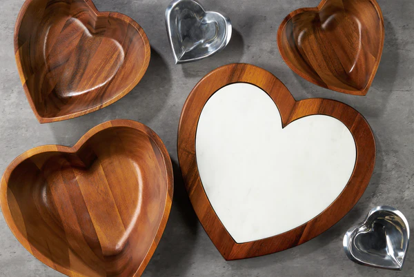 Heart Nesting Bowls (Set of 3) - Image 3