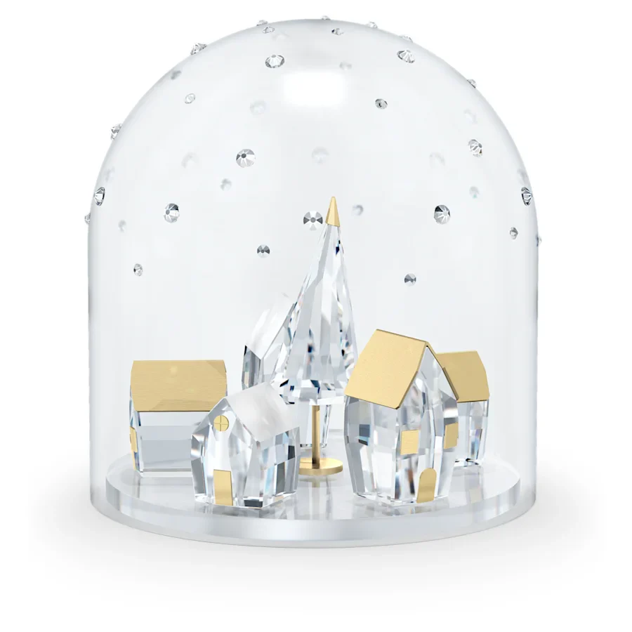 Holiday Magic Winter Village Bell Jar