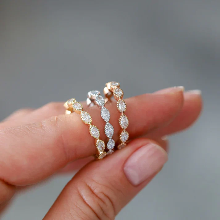Maria White Diamond Band - Image 2