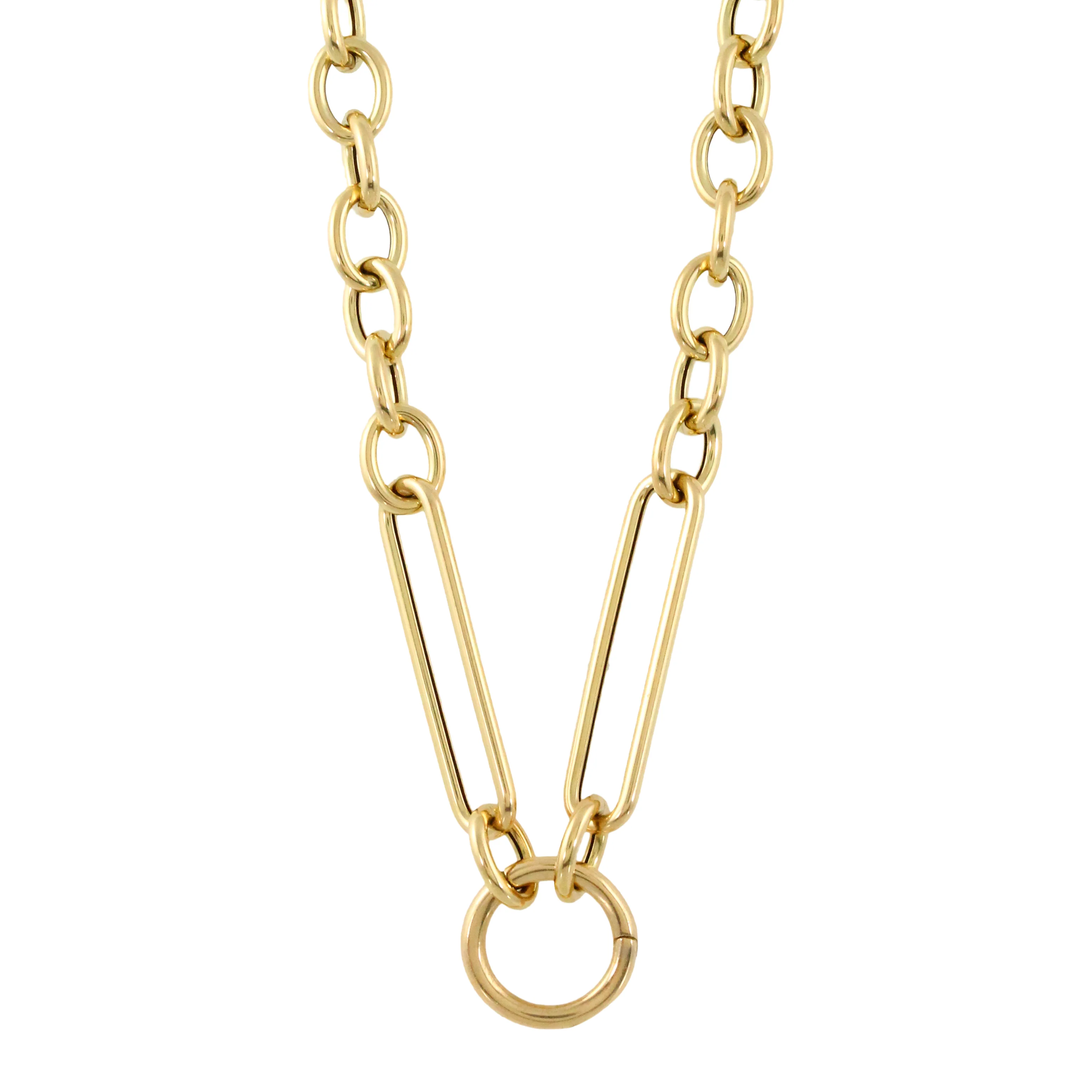 Oval Stretch O Clip 18" Chain