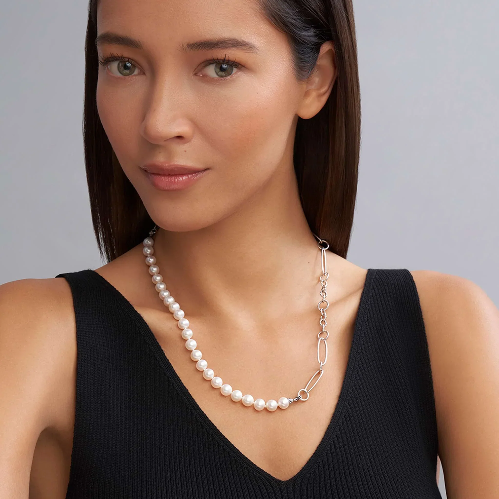 Pearl Link Necklace - Image 2