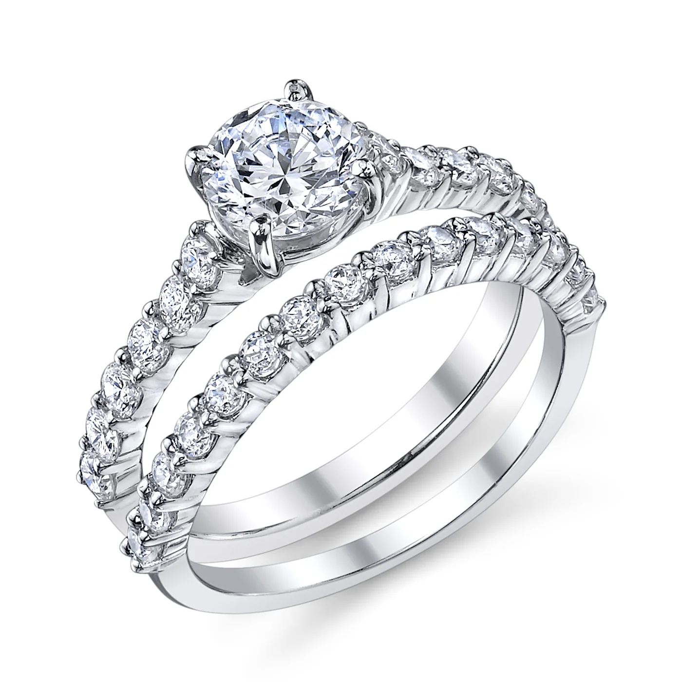 .55ctw Round Cut Diamond Engagement Ring - Image 2