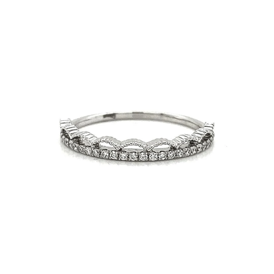 0.13ctw Diamond Band Ring