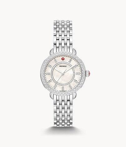 Sidney Classic Stainless Steel Diamond Watch