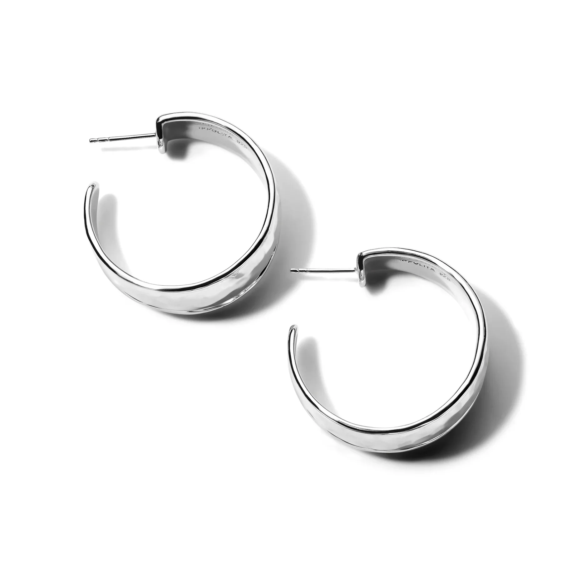 Sterling Silver Goddess Hoops - Image 2