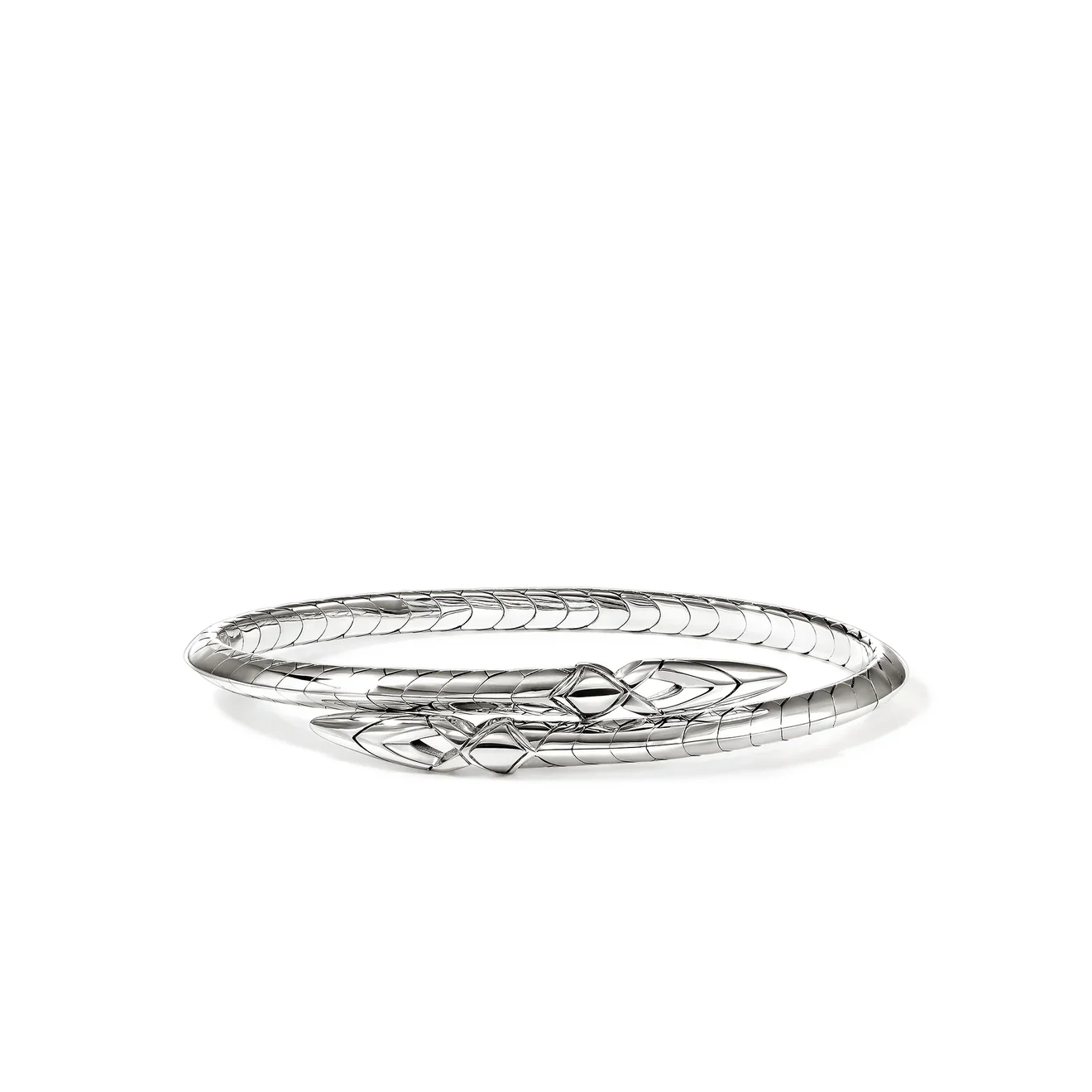 Sterling Silver Naga Flex Cuff Bracelet