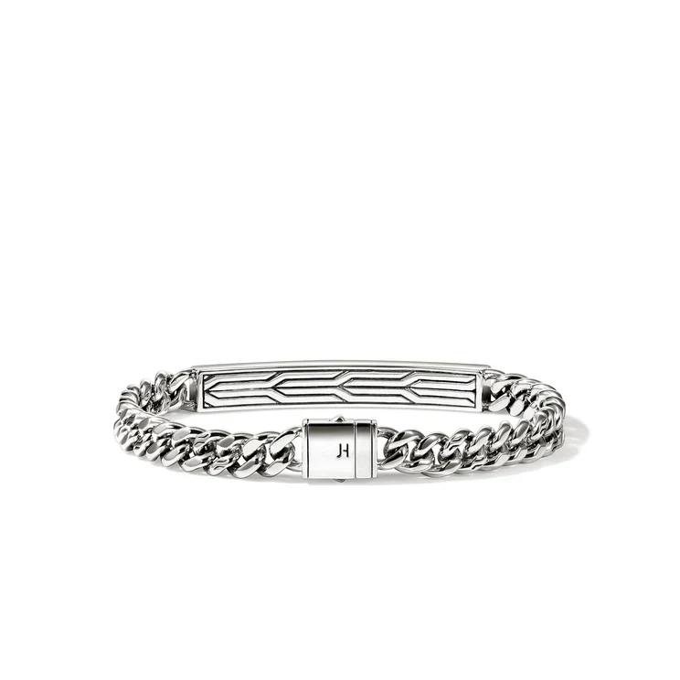 Sterling Silver Nailhead Bracelet 7mm - Image 2