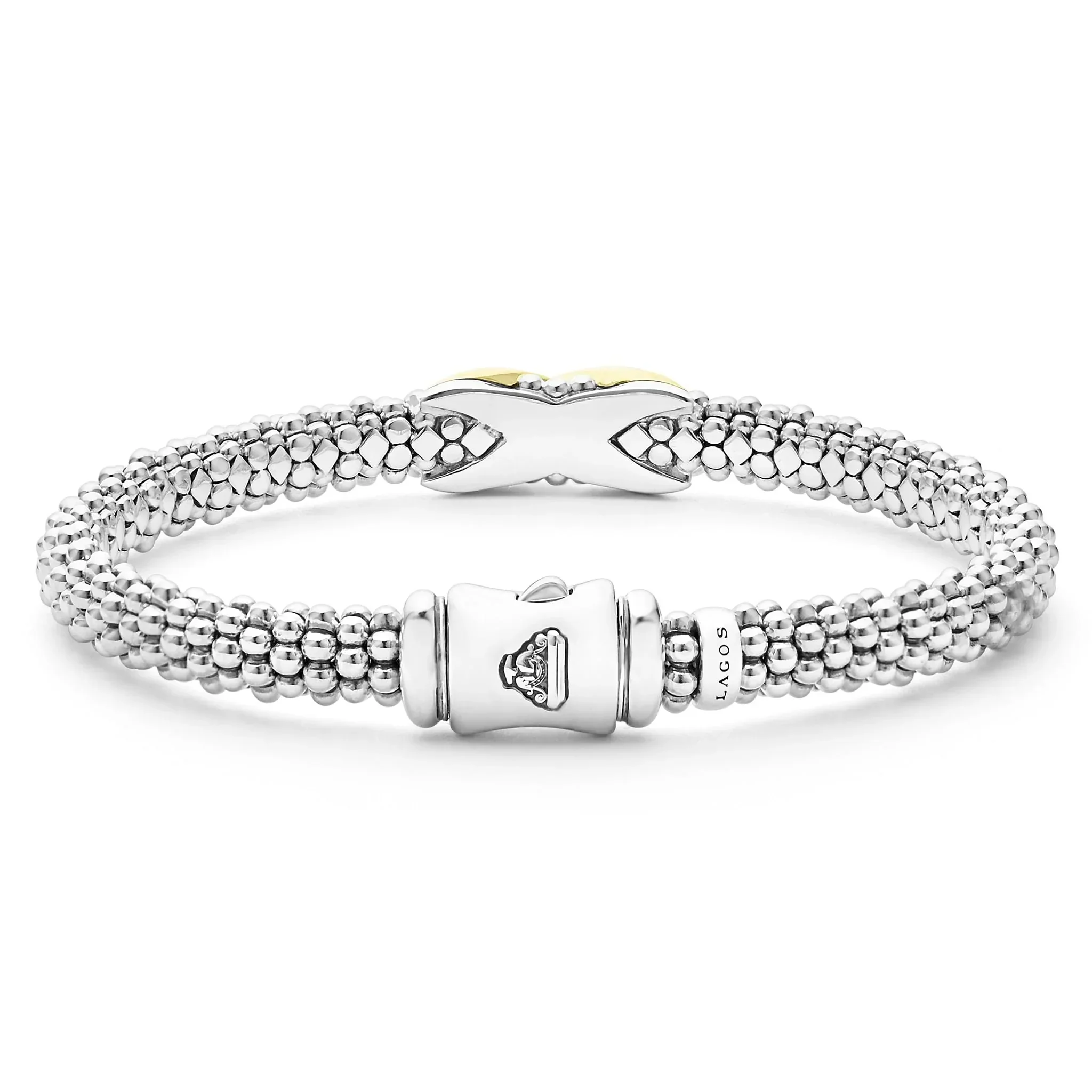 Two-Tone X Caviar Bracelet | 6mm - Image 2