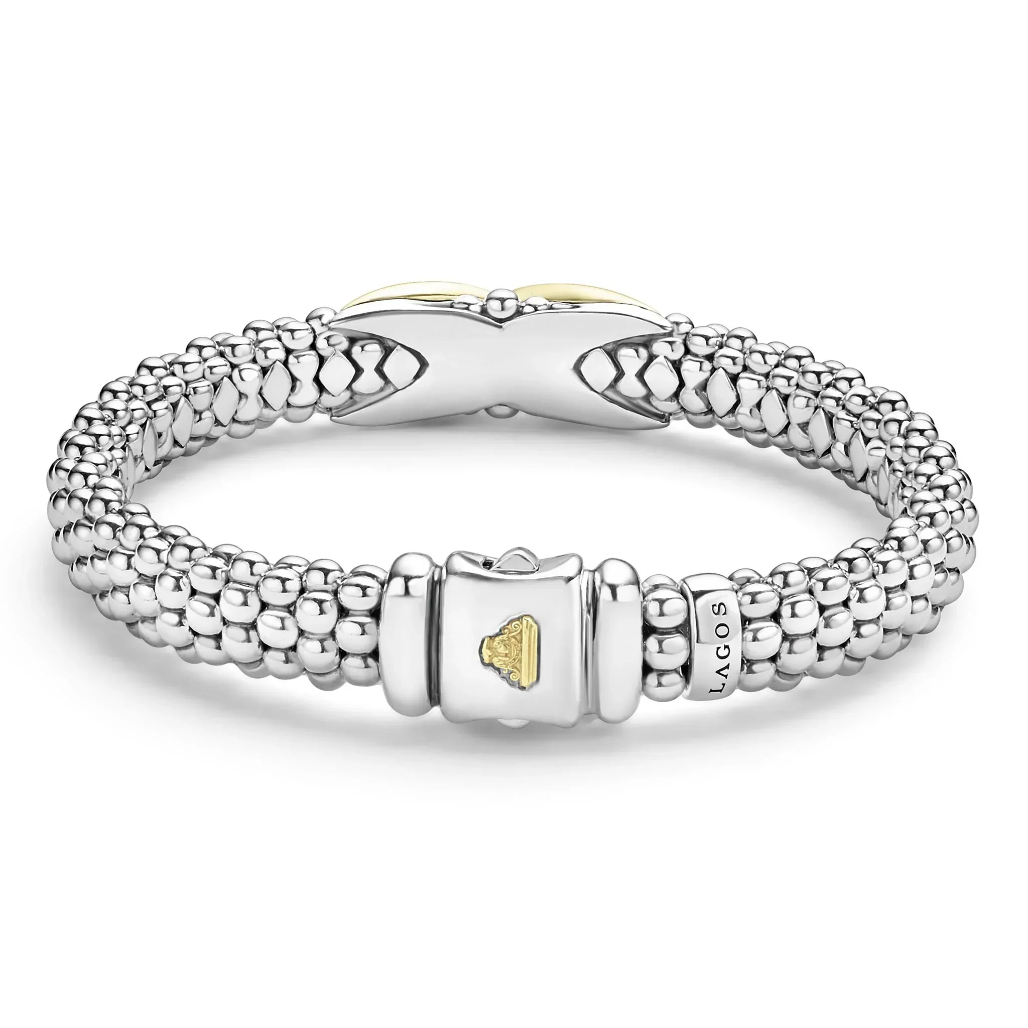 Two-Tone X Caviar Bracelet | 9mm - Image 2