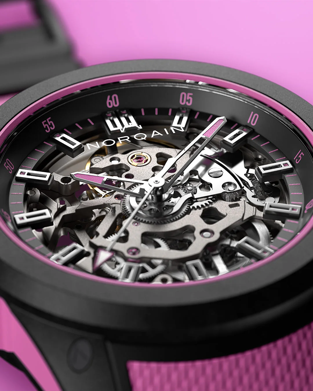 Wild One Skeleton 39MM - Hyper Pink - Image 2