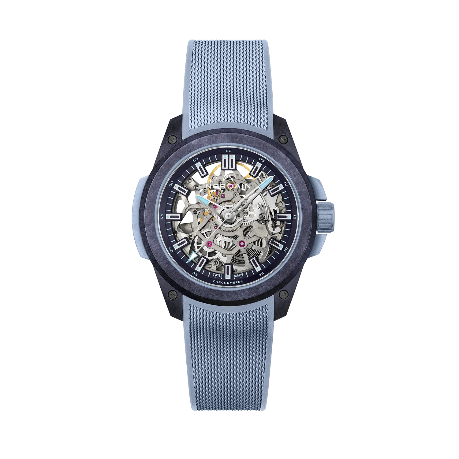 Wild One Skeleton 39MM - Purple Ice Blue