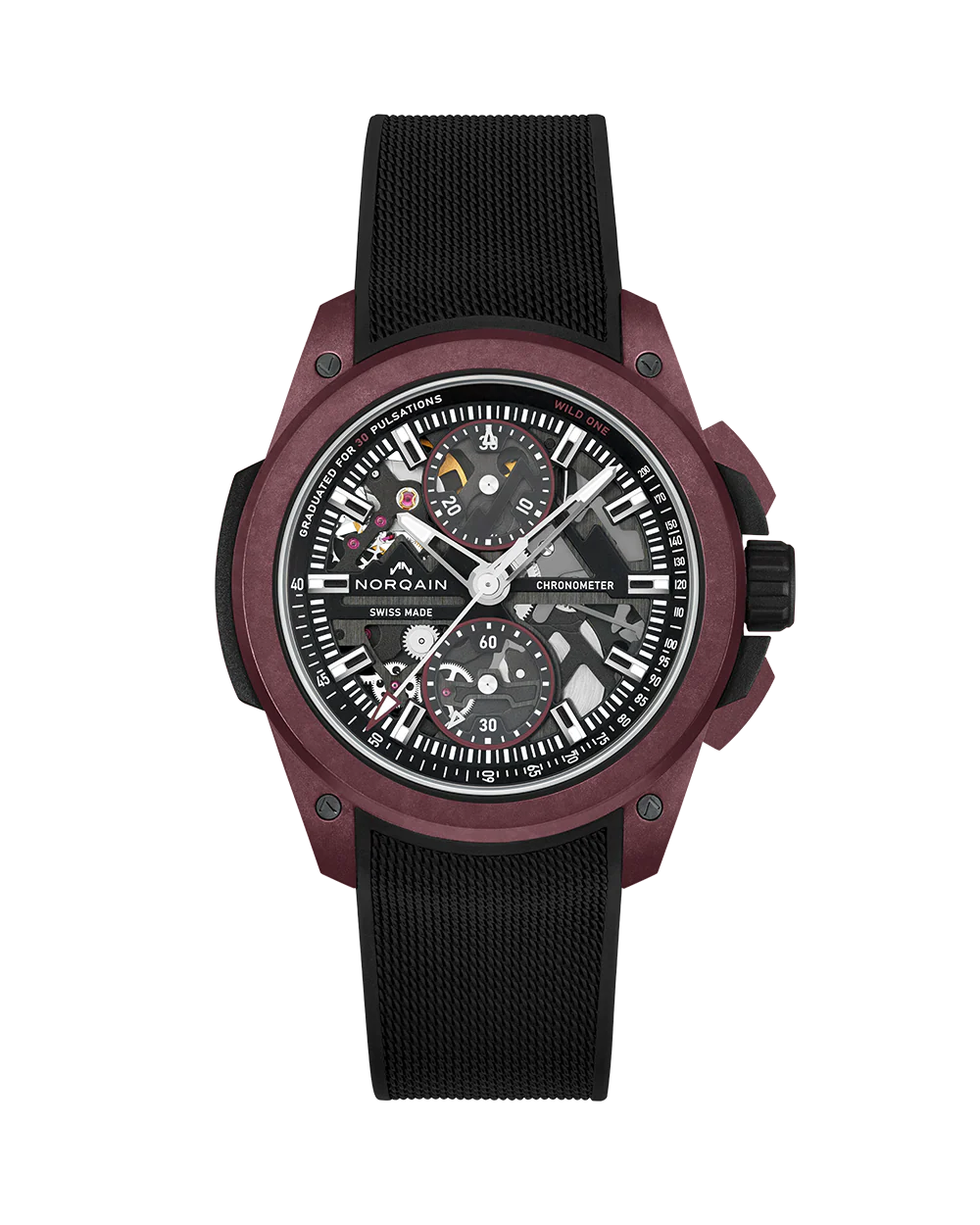 Wild ONE Skeleton Chrono Burgundy