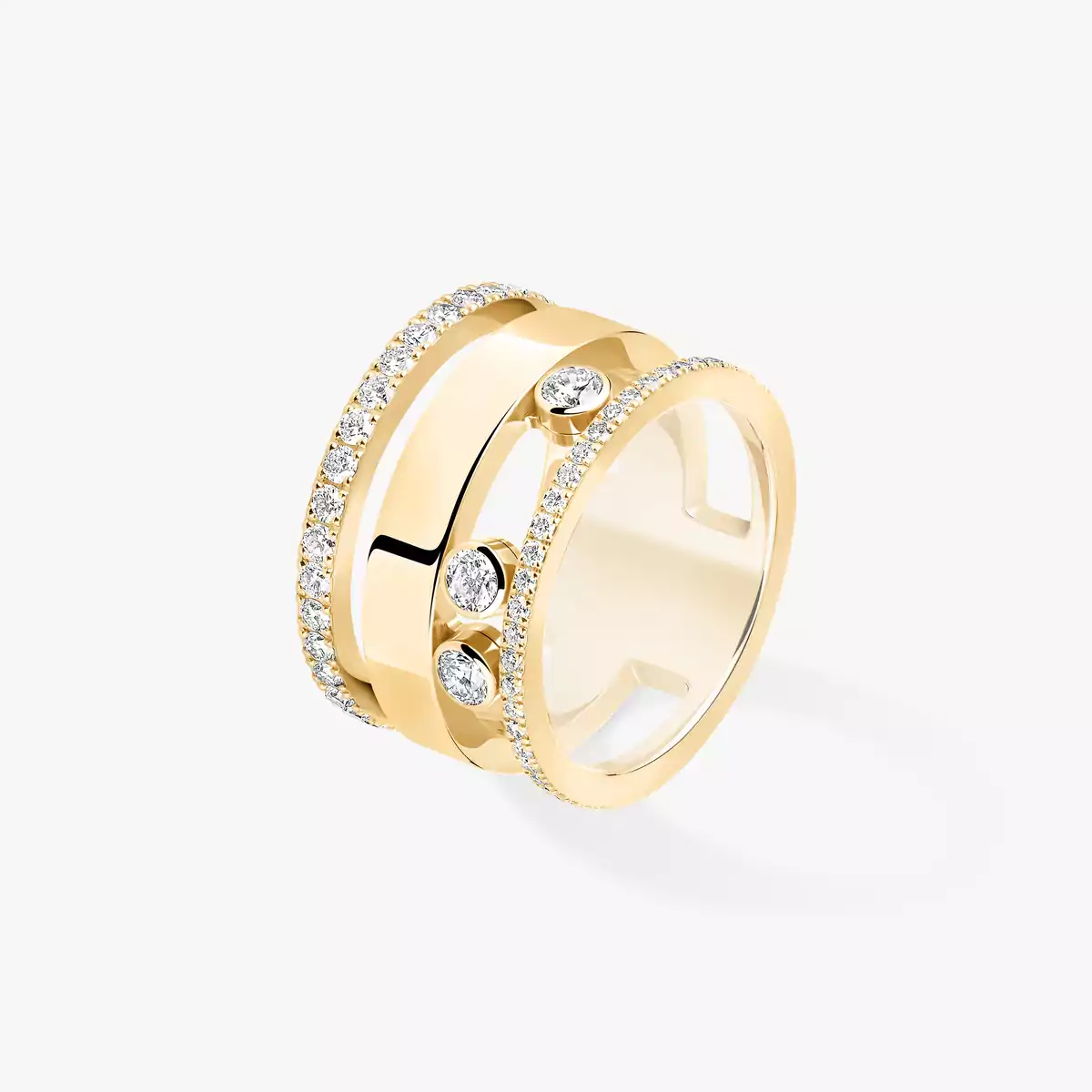 0.62ctw Yellow Gold Diamond Fashion Ring